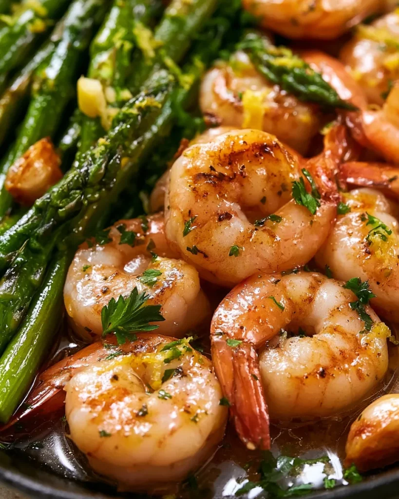 Lemon Garlic Shrimp And Asparagus