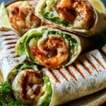 Grilled Shrimp Caesar Wraps