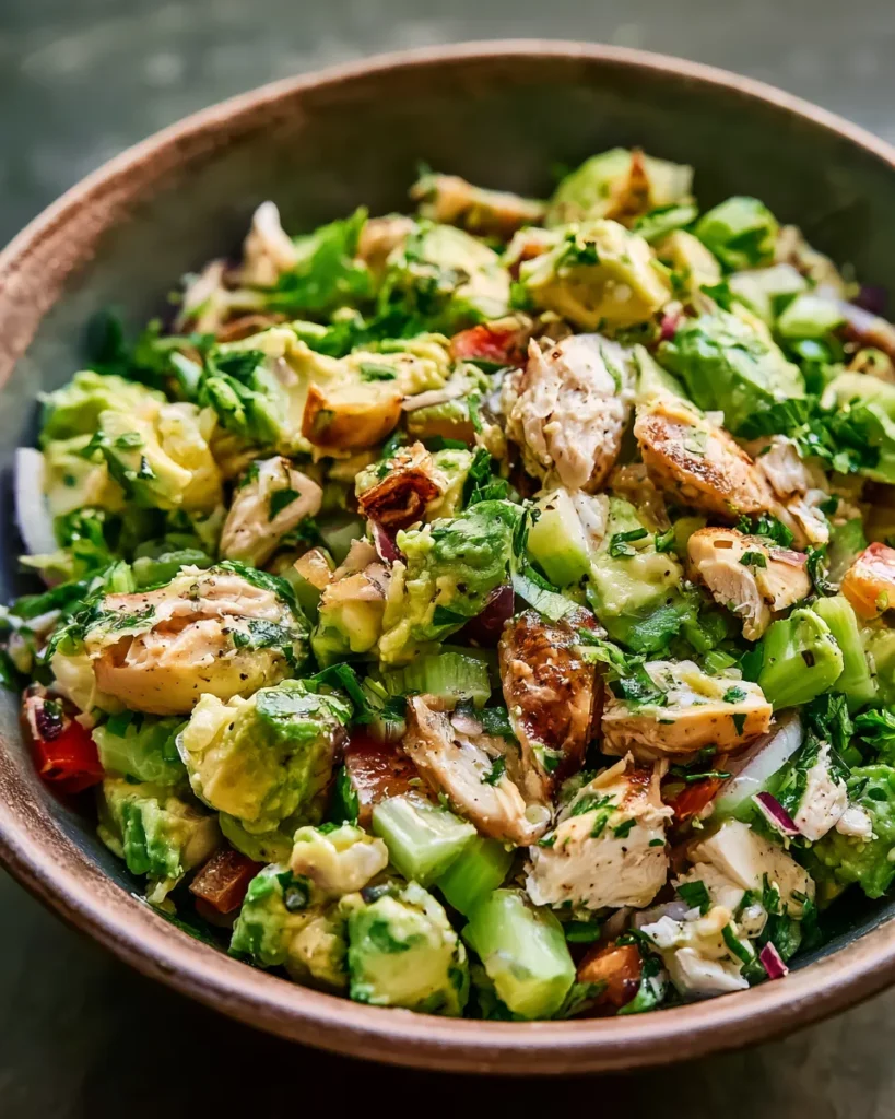 Healthy Avocado Chicken Salad