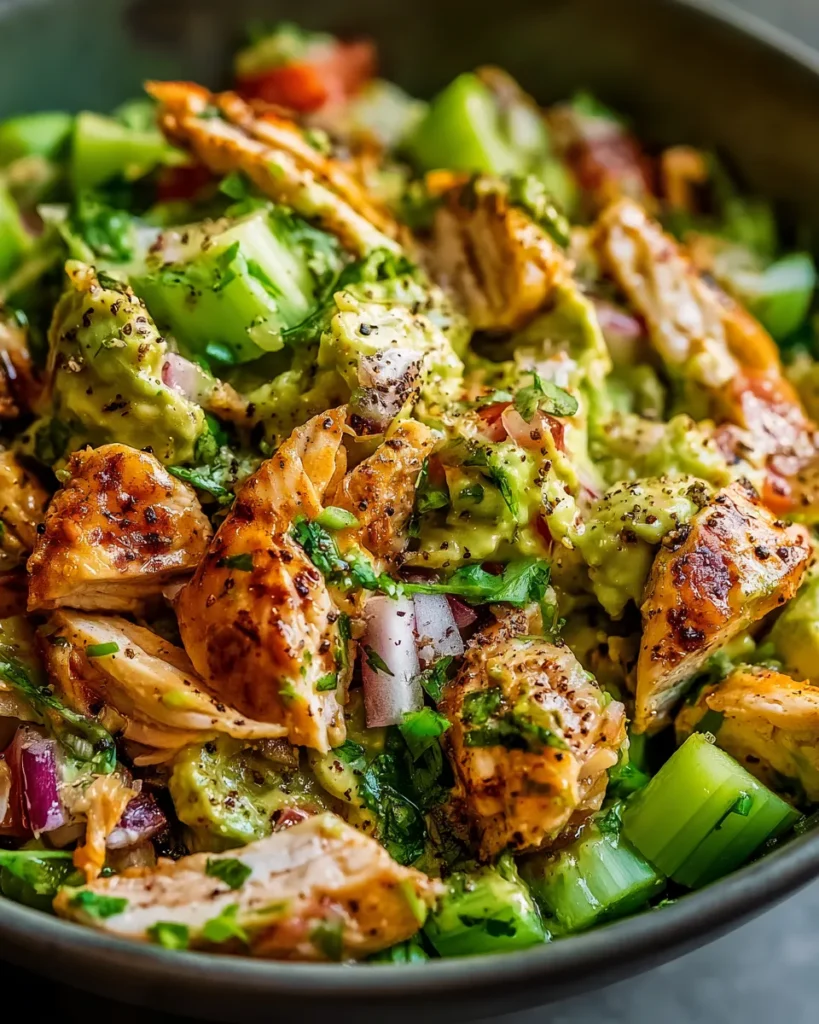 Healthy Avocado Chicken Salad