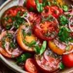 Marinated Tomatoes Salad