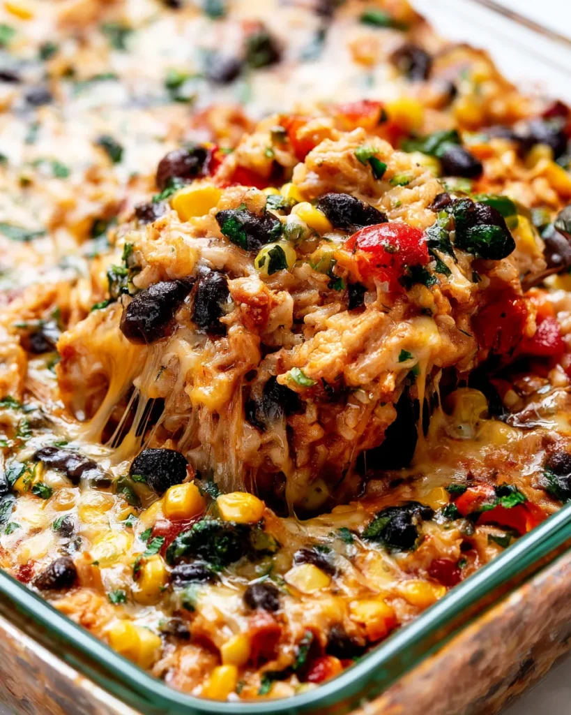 Chicken Burrito Casserole